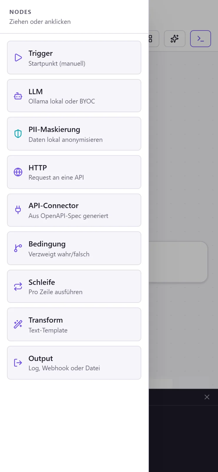 FlowMask auf einem Mobilgerät